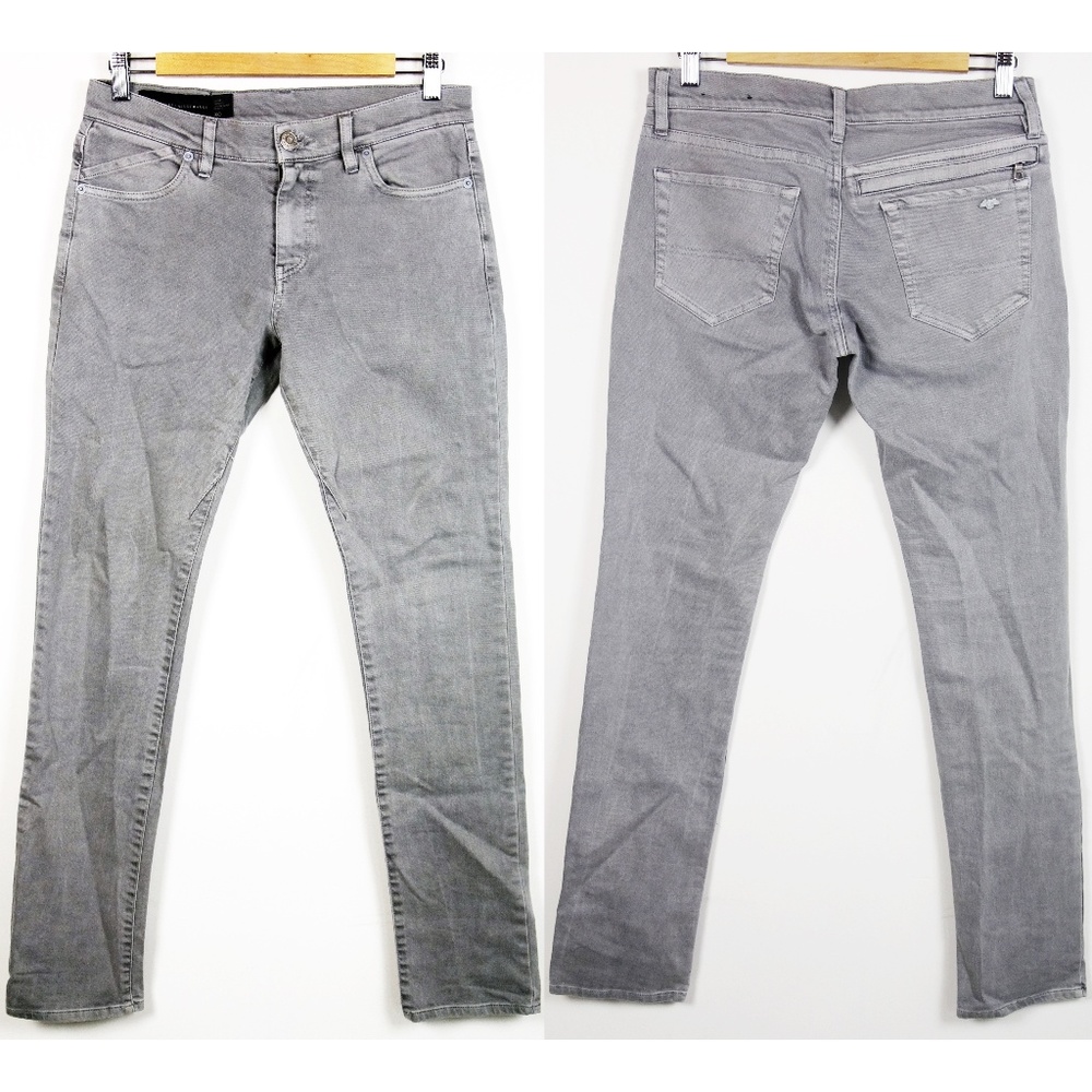 Armani Exchange Gray Super Skinny Jeans Mens 30x32